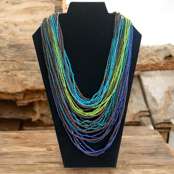 Robert Rose Multicolor Beaded Necklace *NWT* - Picture 2 of 4